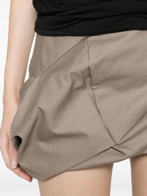 ENTIRE STUDIOS structured mini skirt - Neutrals