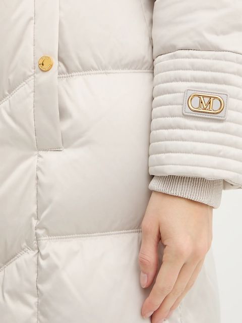 Marciano by Guess kurtka puchowa ELLY kolor beżowy zimowa 5BGL39 7374A