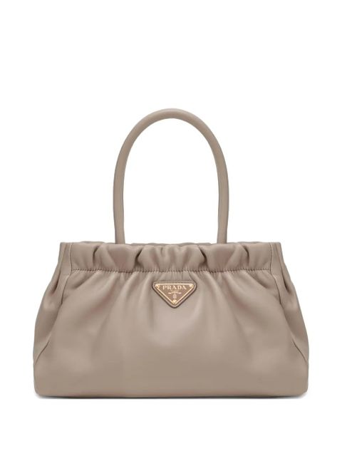 Prada leather tote bag - Neutrals - zdjęcie produktu nr 1