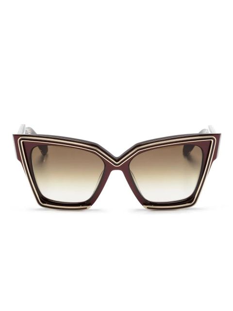 VALENTINO GARAVANI EYEWEAR V-Grace butterfly-frame sunglasses - Red - zdjęcie produktu nr 1