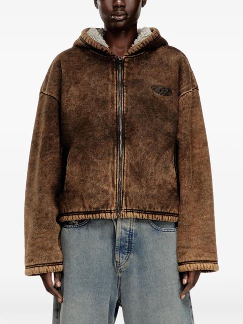 Diesel F-Ella zip jacket - Brown