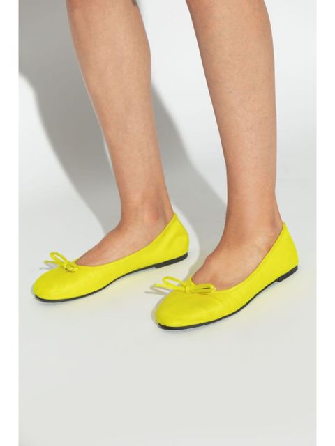 Balenciaga bow-detailing ballerina shoes - Yellow
