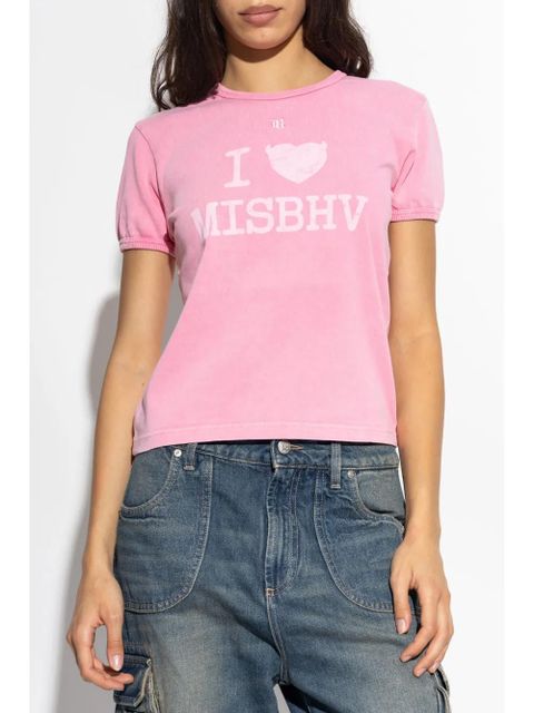 MISBHV logo print t-shirt - Pink