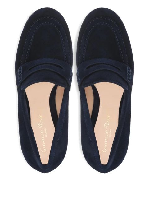 Gianvito Rossi Jenna platform loafers - Blue