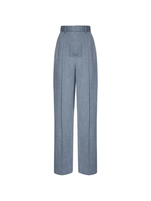 Loro Piana Hector wide-leg palazzo pants - Blue - zdjęcie produktu nr 1