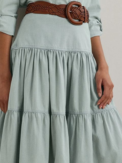 Lauren Ralph Lauren spódnica bawełniana