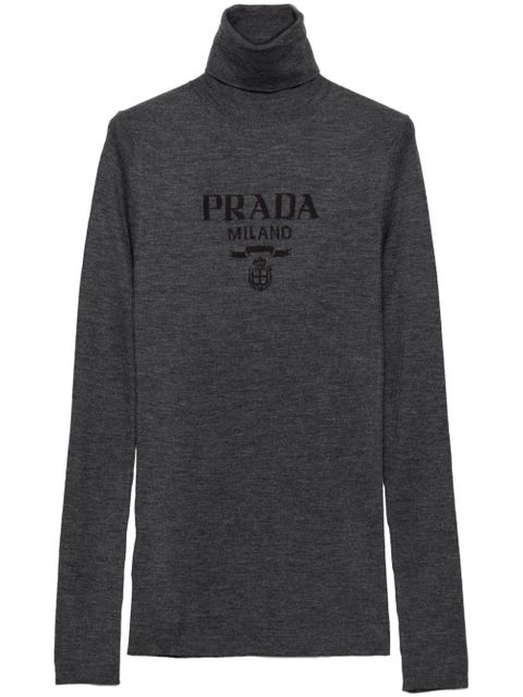 Prada wool turtleneck sweater - Grey - zdjęcie produktu nr 1