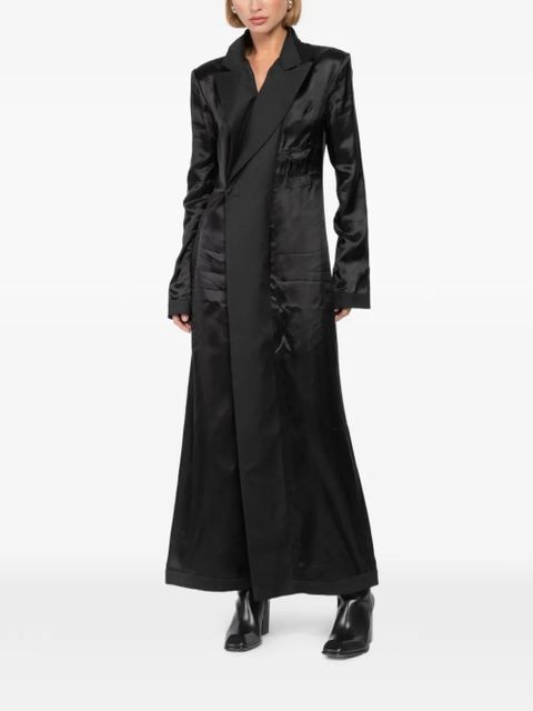MM6 Maison Margiela peak-lapel maxi dress - Black - zdjęcie produktu nr 1