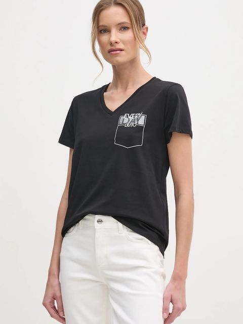 Liu Jo t-shirt bawełniany - zdjęcie produktu nr 1