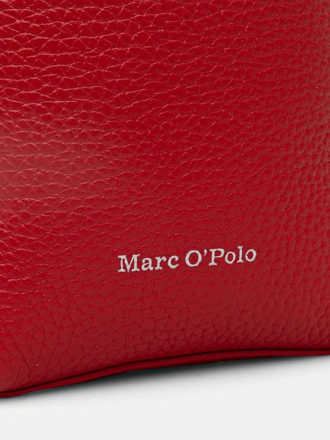 Marc O'Polo torebka skórzana kolor czerwony 5000009285