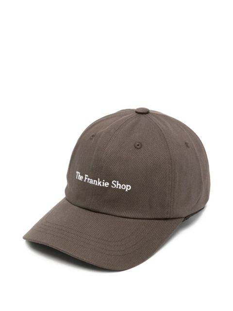 The Frankie Shop logo-embroidered baseball cap - Brown - zdjęcie produktu nr 1