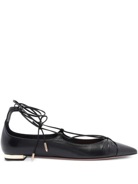 Aquazzura Gabi ballerina shoes - Black - zdjęcie produktu nr 1