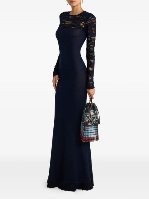 ETRO cotton maxi dress - Blue - zdjęcie produktu nr 2