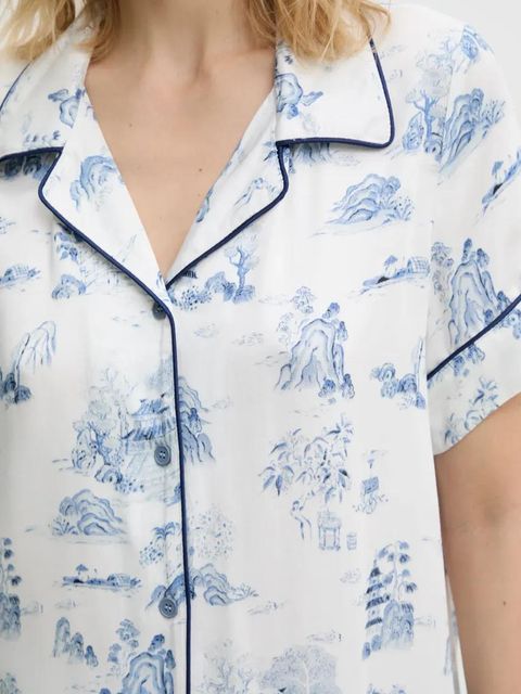 Answear.LAB piżama damska kolor niebieski