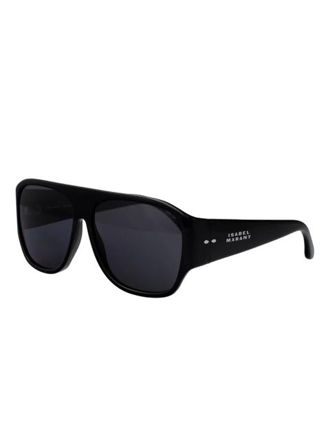 Isabel Marant Eyewear oval-frame sunglasses - Black