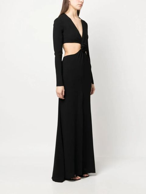 Blumarine cut-out panel dress - Black - zdjęcie produktu nr 2