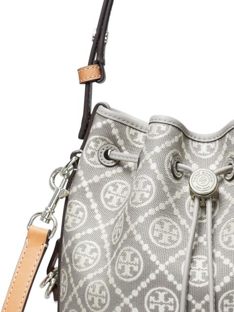 Tory Burch monogram bucket bag - Grey