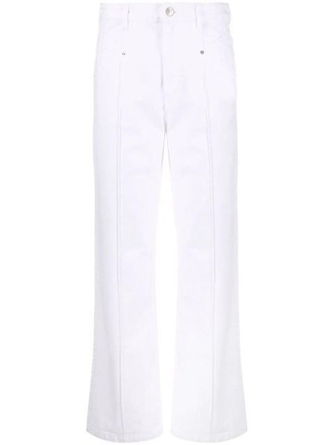 ISABEL MARANT straight-leg trousers - White - zdjęcie produktu nr 1