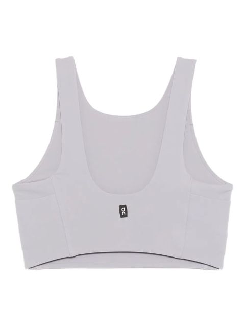 On Running Train top - Purple