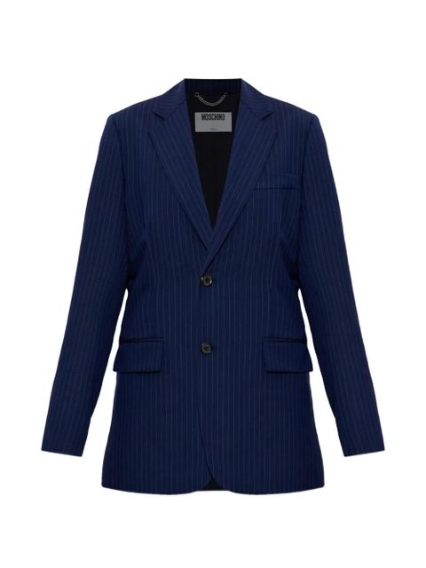 Moschino pinstripe button jacket - Blue - zdjęcie produktu nr 1