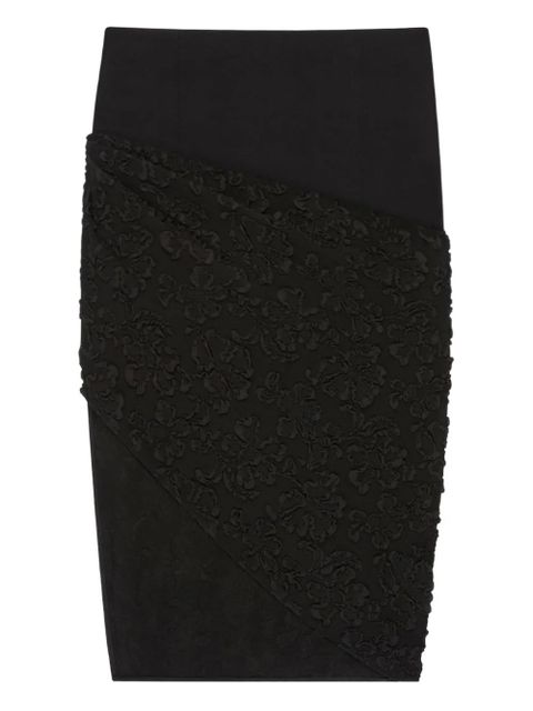 Givenchy floral-patterned high-waisted skirt - Black - zdjęcie produktu nr 1