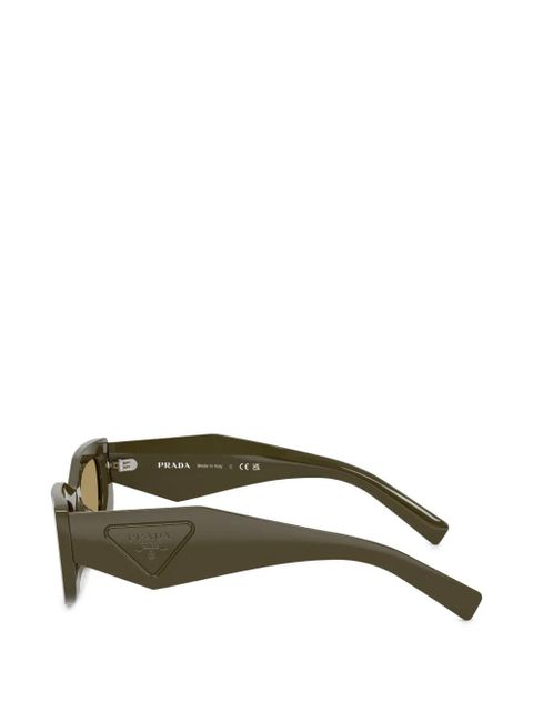 Prada Eyewear geometric-frame sunglasses - Green