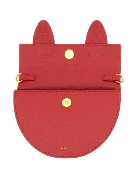 Yuzefi knotted-handle shoulder bag - Red