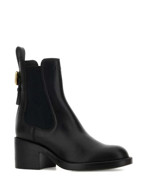 Chloé 60mm buckle-detail leather boots - Black - zdjęcie produktu nr 2