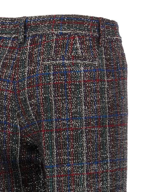 Missoni tartan patterned trousers - Grey - zdjęcie produktu nr 2
