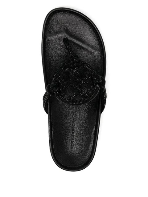Tory Burch embellished sandals - Black