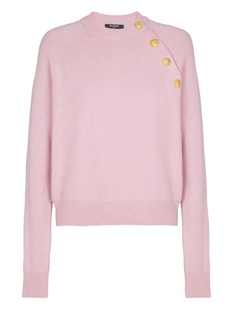 Balmain buttoned sweater - Pink - zdjęcie produktu nr 1