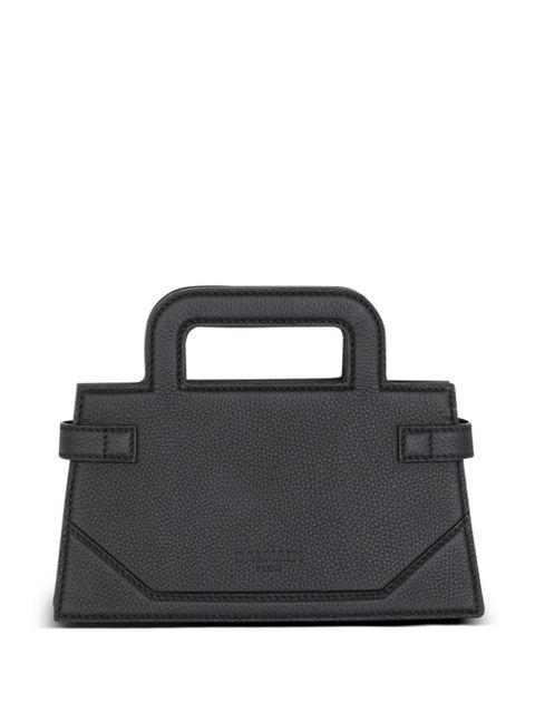 Balmain small B-Buzz leather tote bag - Black