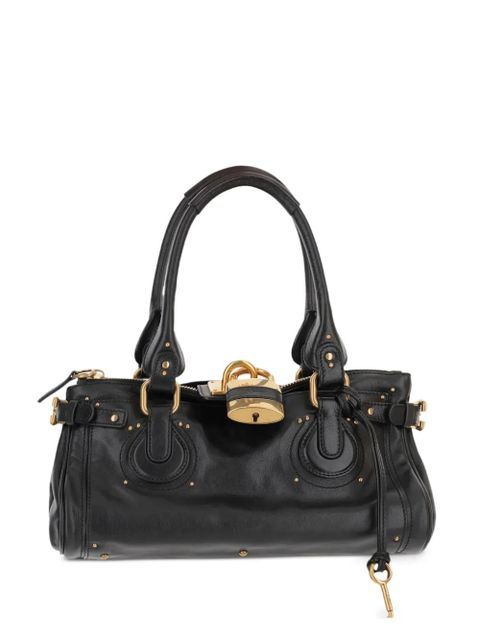 Chloé Paddington leather bag - Black - zdjęcie produktu nr 1