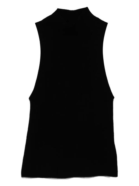 St. Agni high-neck sleeveless top - Black - zdjęcie produktu nr 1