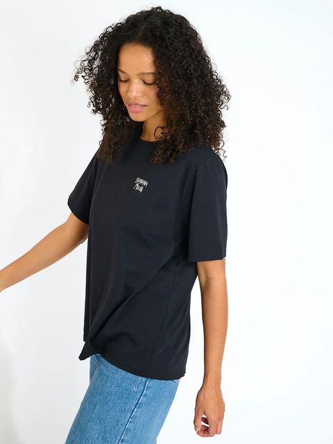 Banana Moon t-shirt bawełniany Urbana damski kolor czarny CRISP.URBANA