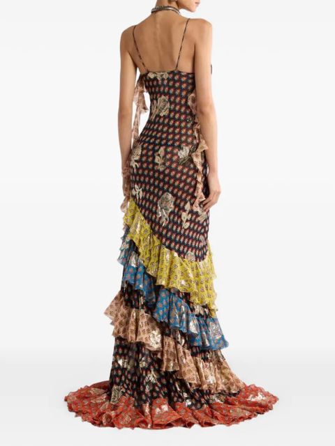 ETRO paisley-print maxi dress - Black