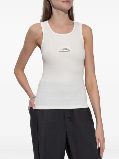 MM6 Maison Margiela cotton tank top - White