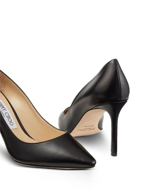 Jimmy Choo Romy leather pumps - Black