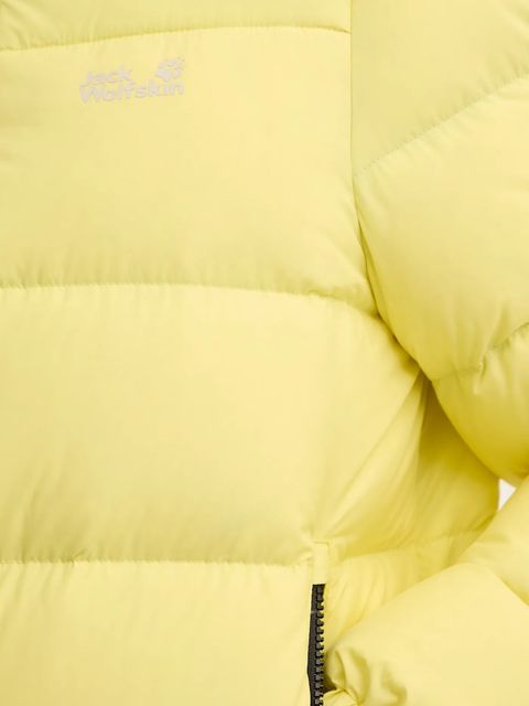 Jack Wolfskin kurtka FROZEN PALACE kolor żółty przejściowa A65097