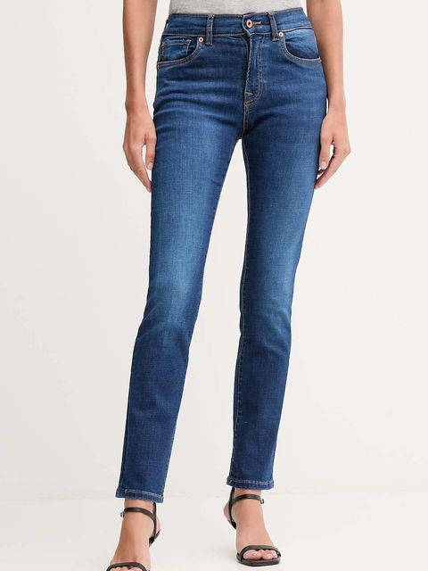 Pepe Jeans jeansy damskie kolor niebieski PL2045895FB - zdjęcie produktu nr 1