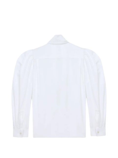 Saint Laurent ballon-sleeve blouse - White - zdjęcie produktu nr 2
