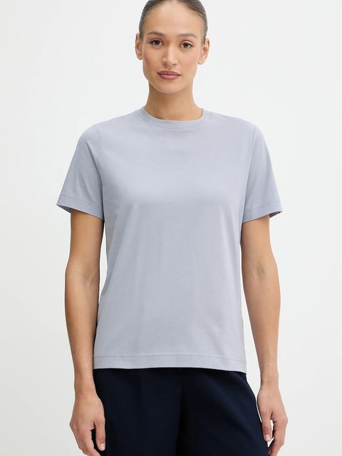 BOSS t-shirt bawełniany damski kolor niebieski 50457259 - zdjęcie produktu nr 1