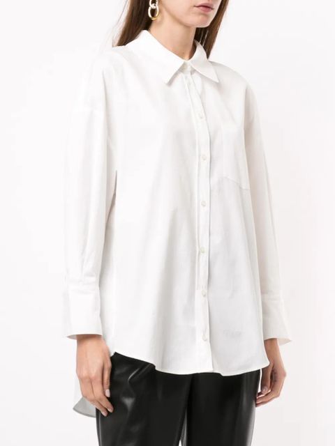 ANINE BING Mika long-sleeve shirt - White