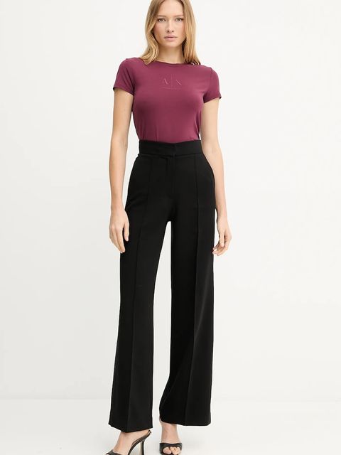 Armani Exchange t-shirt damski kolor bordowy XW001458 AF16294 - zdjęcie produktu nr 2