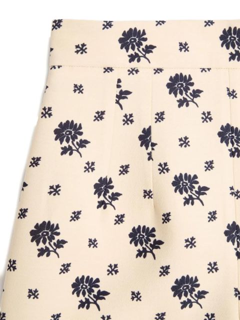 Valentino Garavani Fiorellino Blu Papier Floral shorts - Neutrals