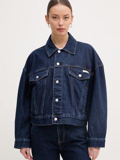 Calvin Klein Jeans kurtka jeansowa damska - zdjęcie produktu nr 1