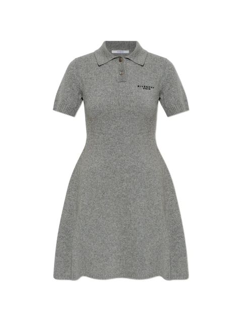 Givenchy polo-collar mini dress - Grey - zdjęcie produktu nr 1
