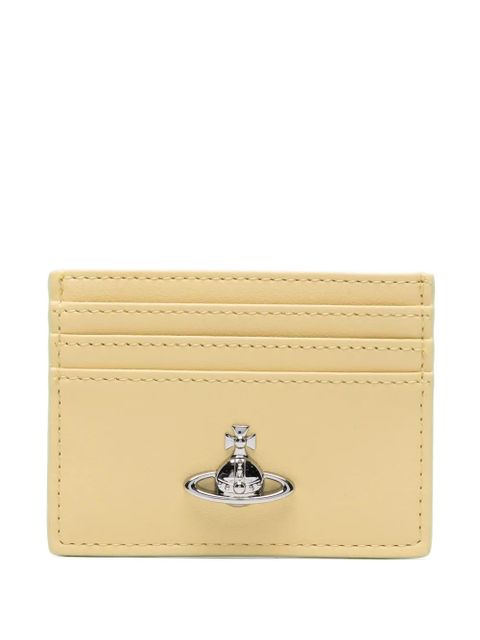 Vivienne Westwood orb-detail card holder - Yellow - zdjęcie produktu nr 1