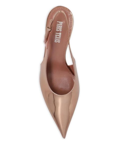Paris Texas 75mm Jessica slingback pointed-toe pumps - Pink