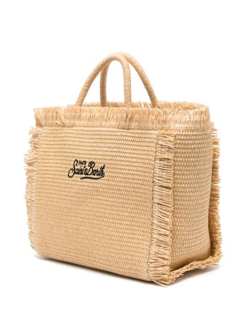 MC2 Saint Barth Colette fringed beach bag - Neutrals - zdjęcie produktu nr 2